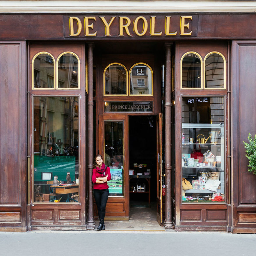 Elisabetta Orsini, Communication Officer, Waits At The Entrance Of A Unique Space Of Natural History In Paris
