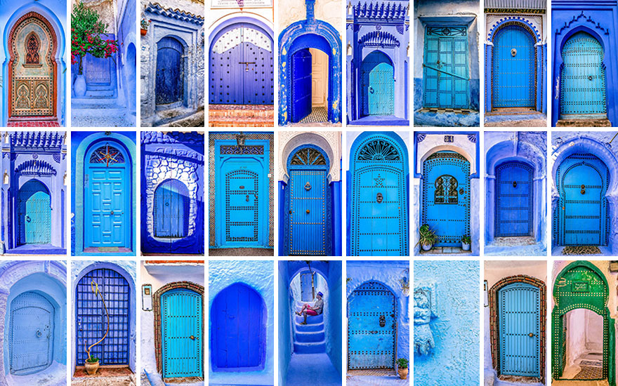 The Colorful Doors Of Morocco The Colorful Doors Of Morocco