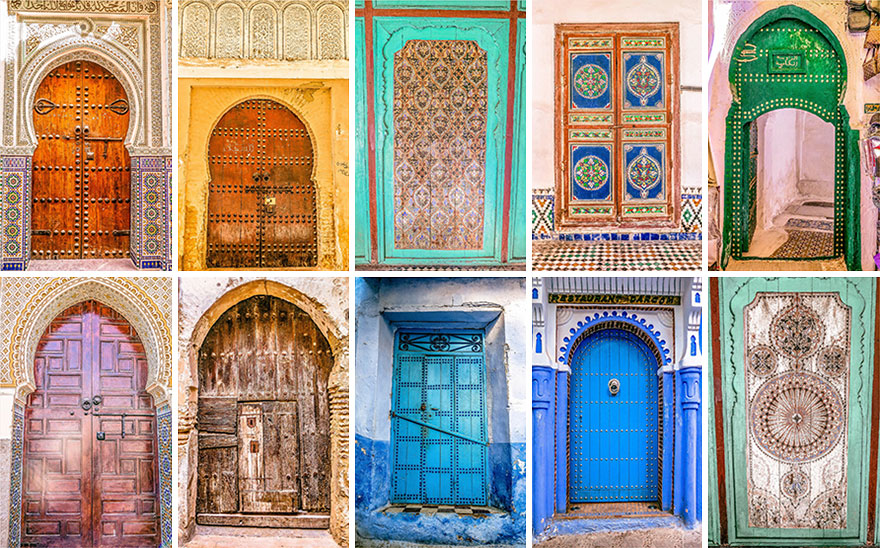 The Colorful Doors Of Morocco