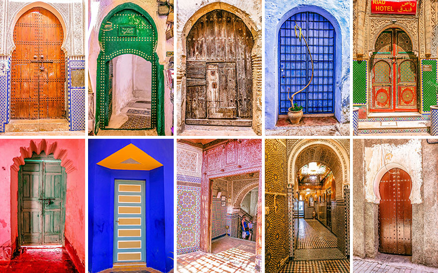 The Colorful Doors Of Morocco