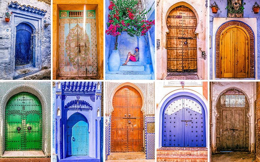 The Colorful Doors Of Morocco