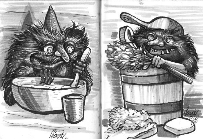 I Make Small Haunted Drawings For Inktober