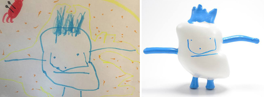 Turning Children's Drawings Into Figurines