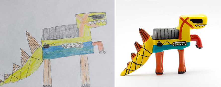 Turning Children's Drawings Into Figurines