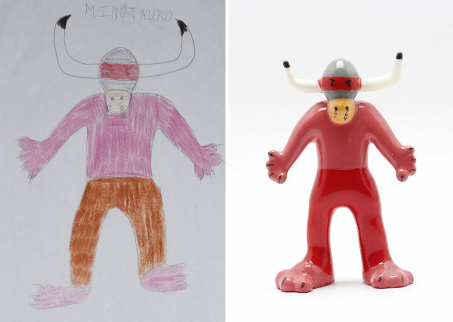 Turning Children's Drawings Into Figurines
