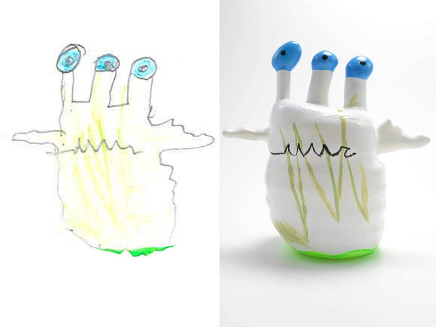 Turning Children's Drawings Into Figurines