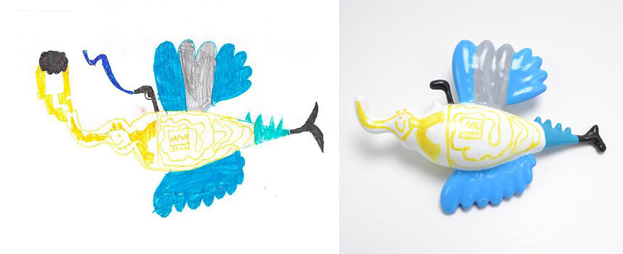 Turning Children's Drawings Into Figurines
