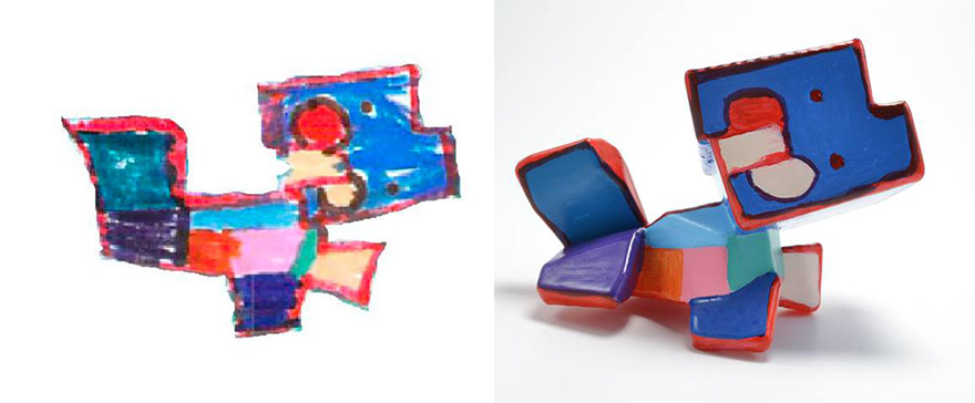 Turning Children's Drawings Into Figurines