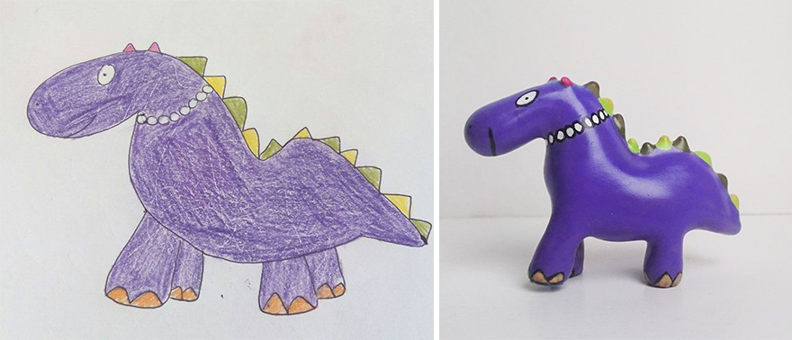 Turning Children's Drawings Into Figurines