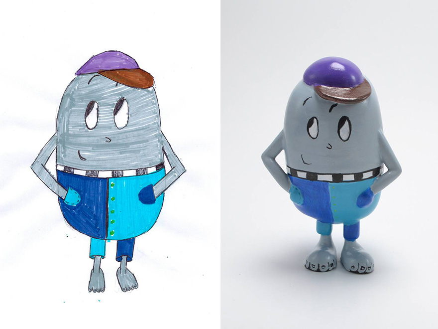 Turning Children's Drawings Into Figurines