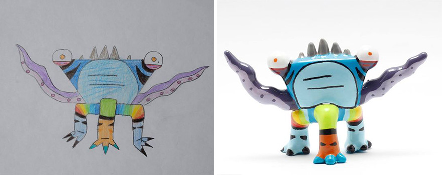 Turning Children's Drawings Into Figurines