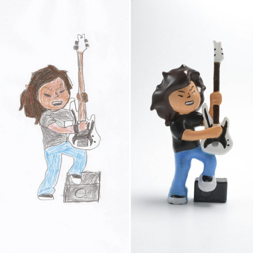 Turning Children's Drawings Into Figurines