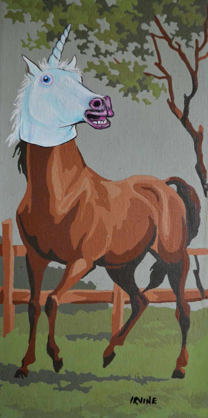 I Buy Paintings From Thrit Stores And Add A Personal Touch To Them