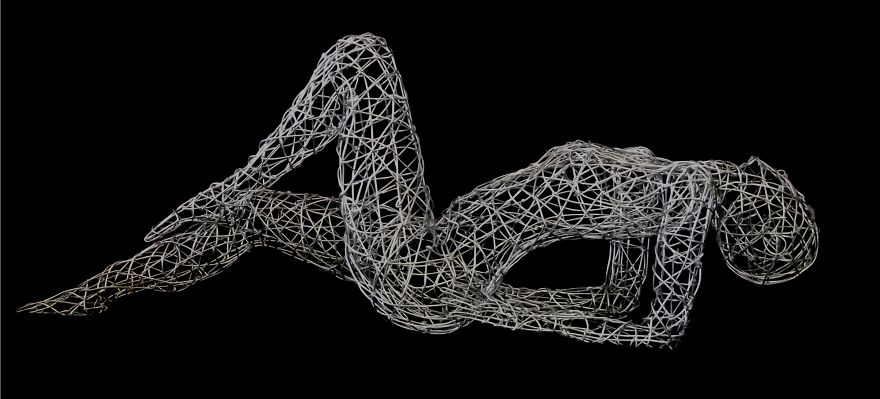 I Use Wire To Create These Sculptures I Use Wire To Create These Sculptures