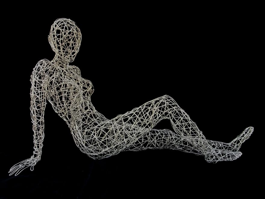 I Use Wire To Create These Sculptures I Use Wire To Create These Sculptures