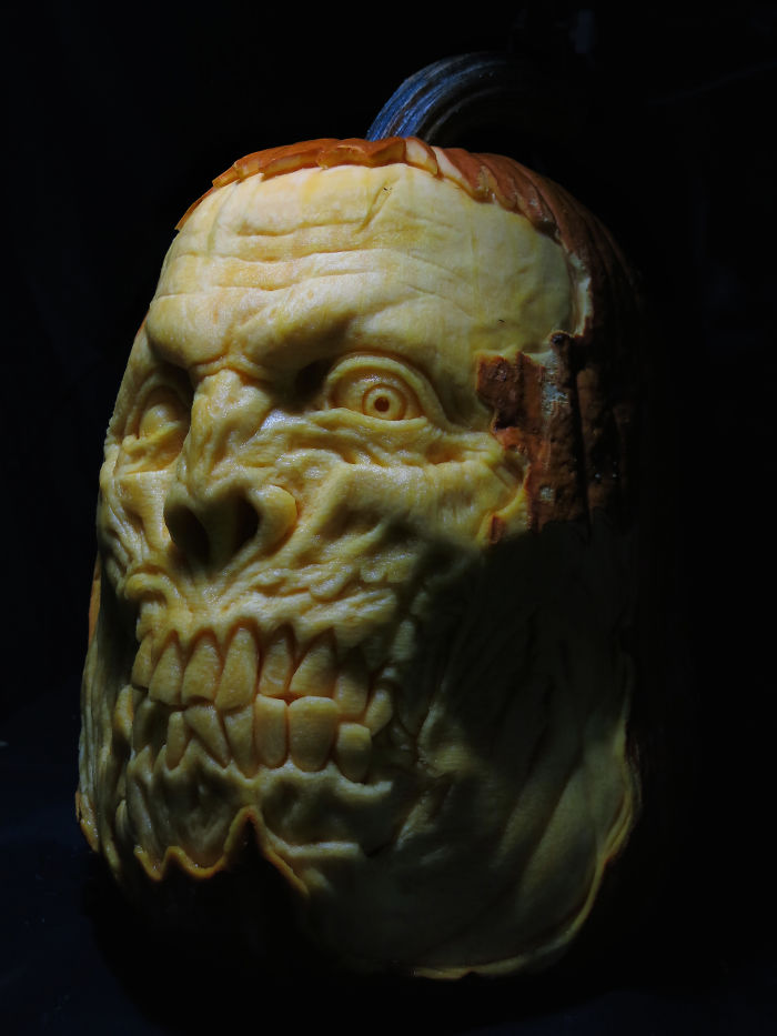 I Turn Pumpkins Into Freaks By Carving Them