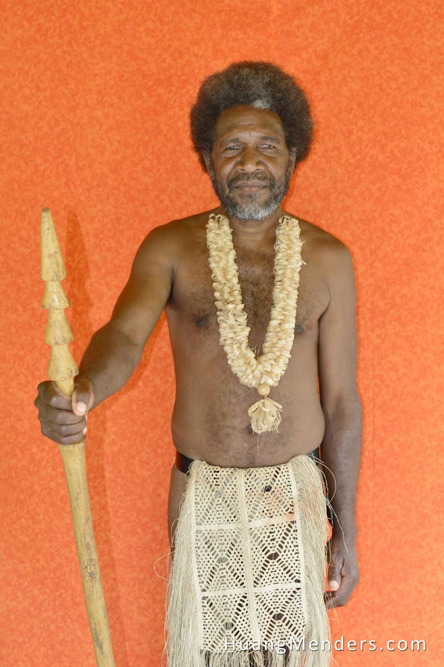 We Brought Our Favorite Orange Backdrop On Our Expedition To The South Pacific