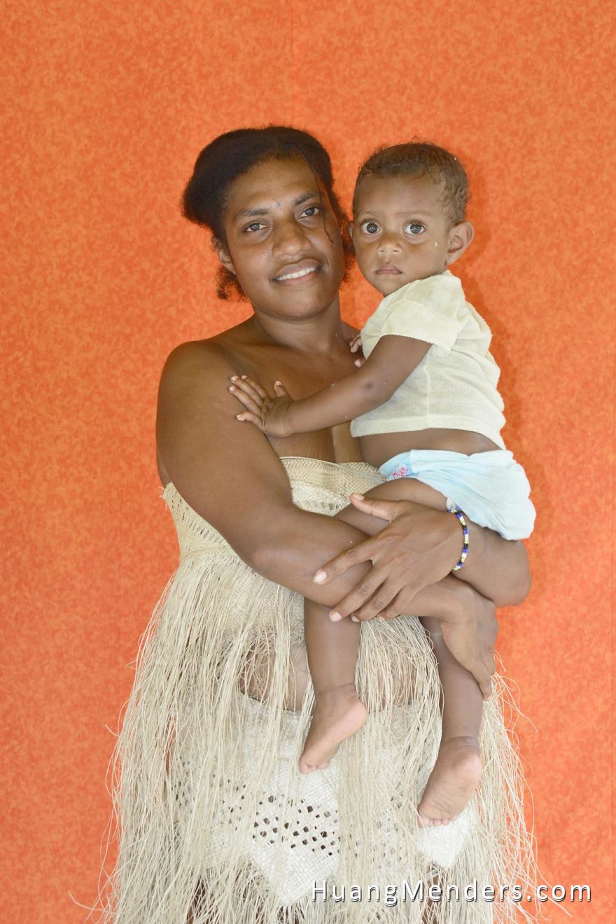 We Brought Our Favorite Orange Backdrop On Our Expedition To The South Pacific