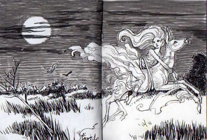 I Make Small Haunted Drawings For Inktober I Make Small Haunted Drawings For Inktober