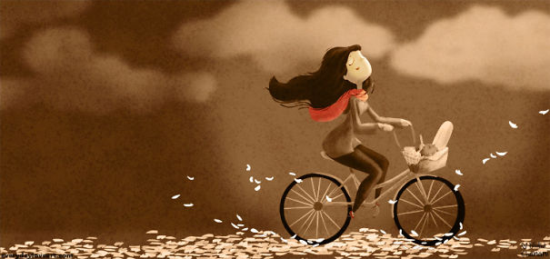 I Express My Love For Autumn Through My Art