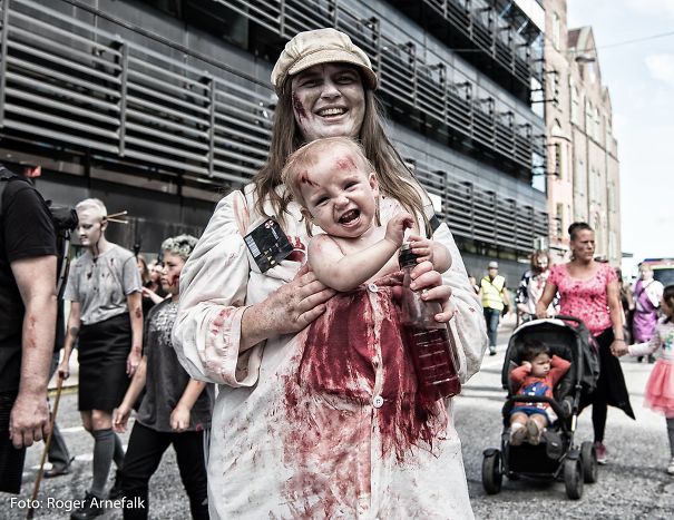 Zombiefamily From Umbrellas Lab :) Photo By Roger Arnefalk