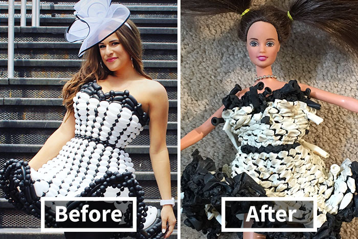 This Artist Makes Balloon Dresses And This Is How They Look A Month Later
