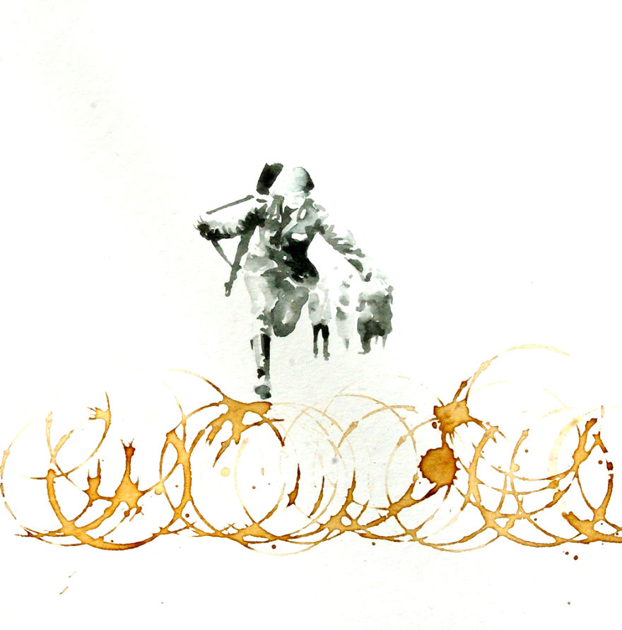 Coffee Stains And Watercolours Unite On The Day Of German Unity