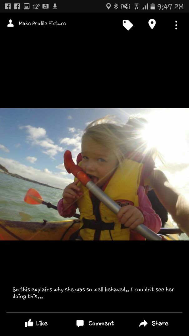 How She Kept Herself Entertain.