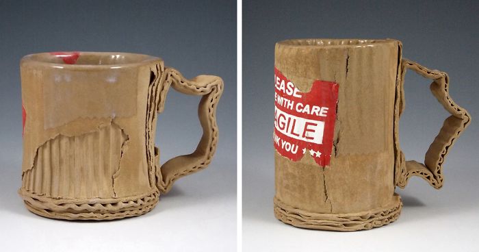 No, These Are Not Cardboard! This Artist Makes Clay Look Like Used Cardboard