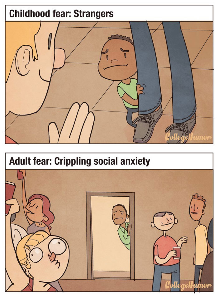 Childhood Fears Vs. Adult Fears