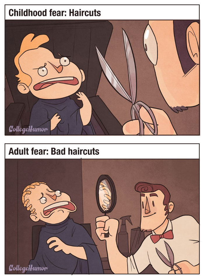 Childhood Fears Vs. Adult Fears