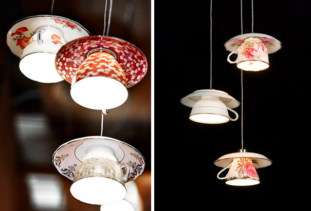 You Can Turn Vintage Teacups Into Lamp Shades