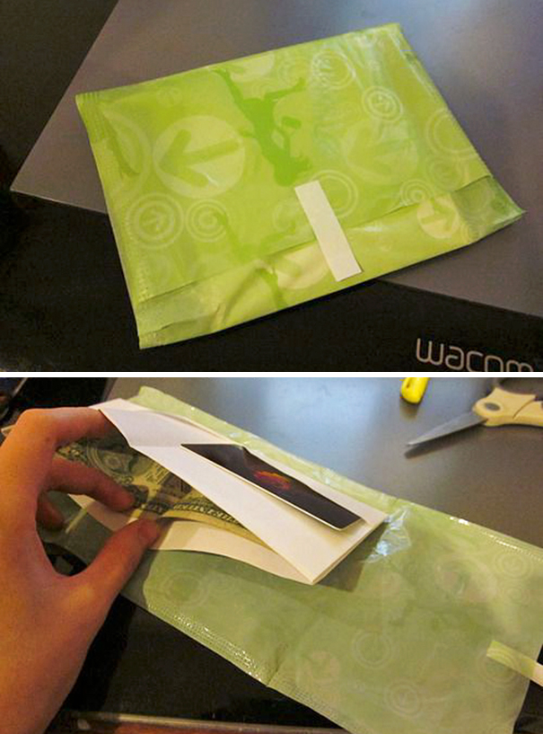 You Can Use Your Sanitary Napkin Package To Keep Your Money Safe From Pickpockets