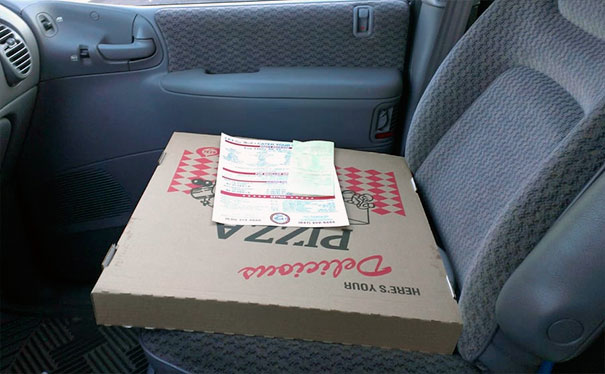 Turn On Your Seat Warmer To Keep Pizza Hot While Driving
