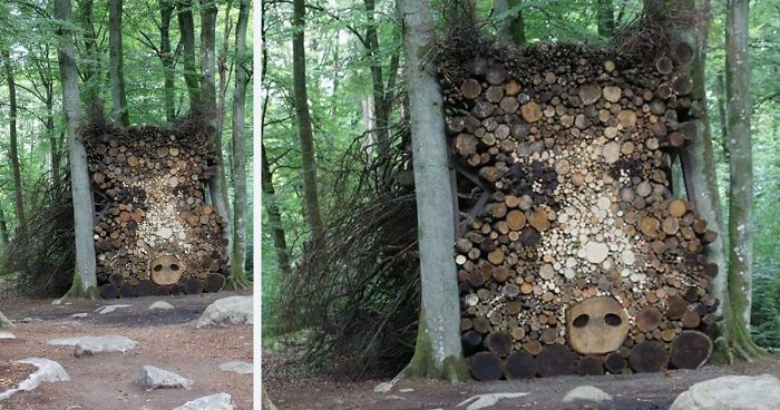 36 People Who Turned Log Piling Into An Art Form