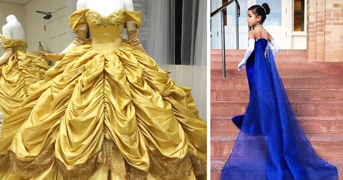 This Dad Makes Disney-Inspired Dresses For His Kids And They Look Too Good To Be Real