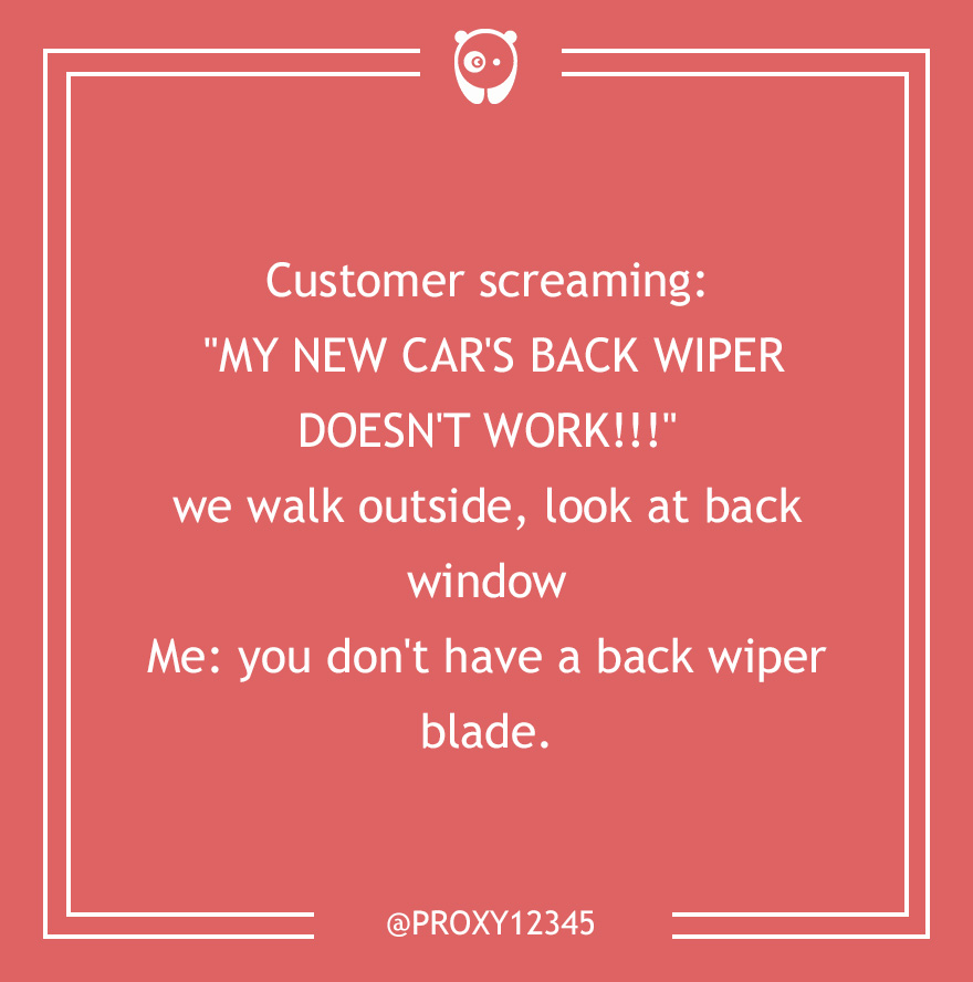 Dumb Customer Questions