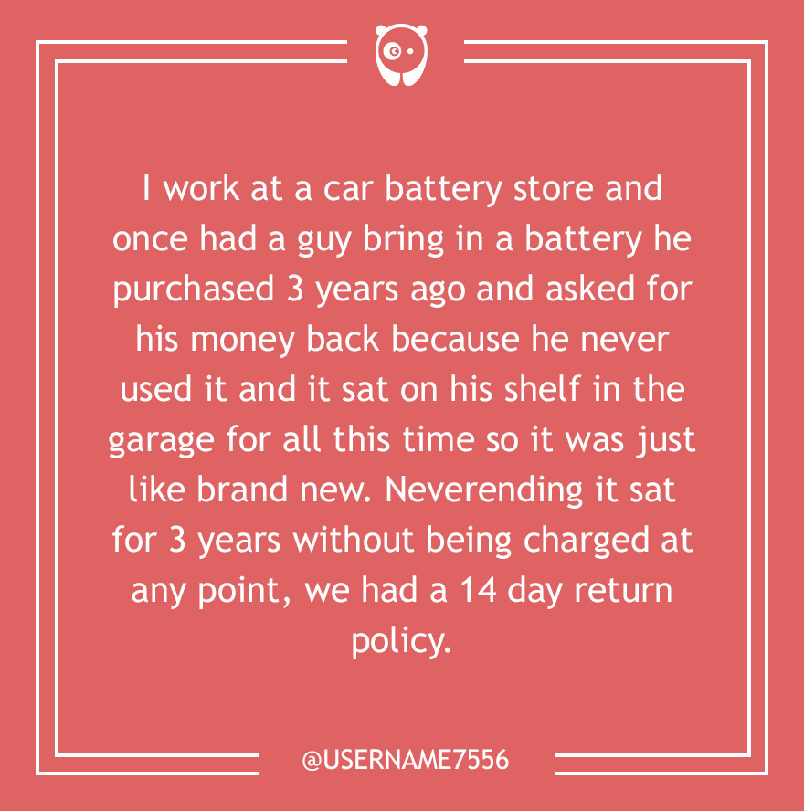 Dumb Customer Questions