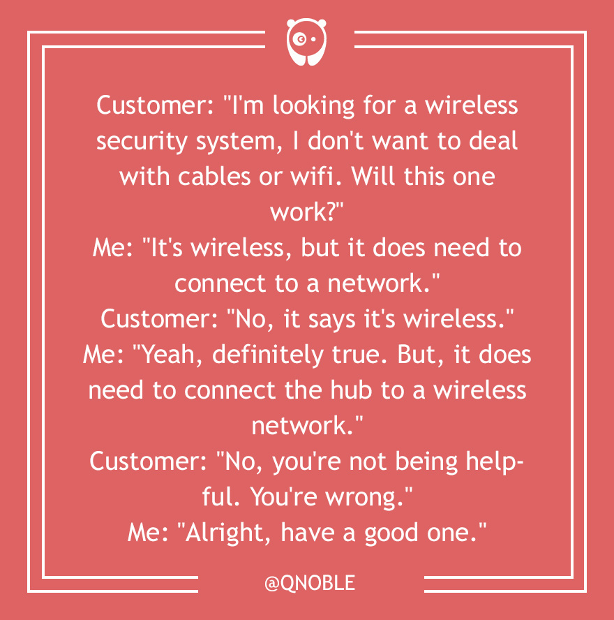 Dumb Customer Questions