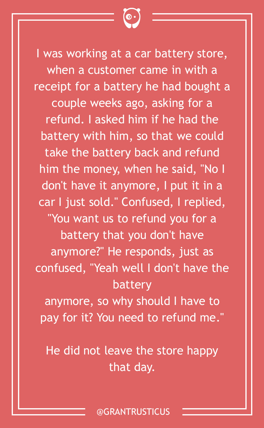 Dumb Customer Questions