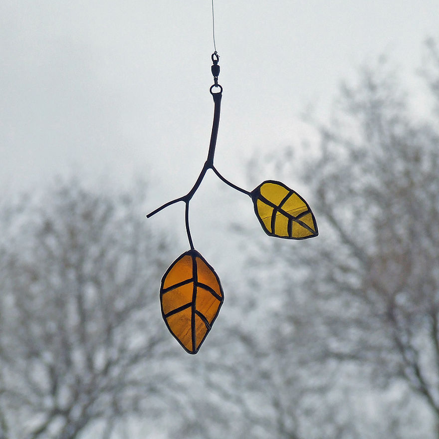 Belgian Leffe And American Two Hearted Ale Elm Leaves