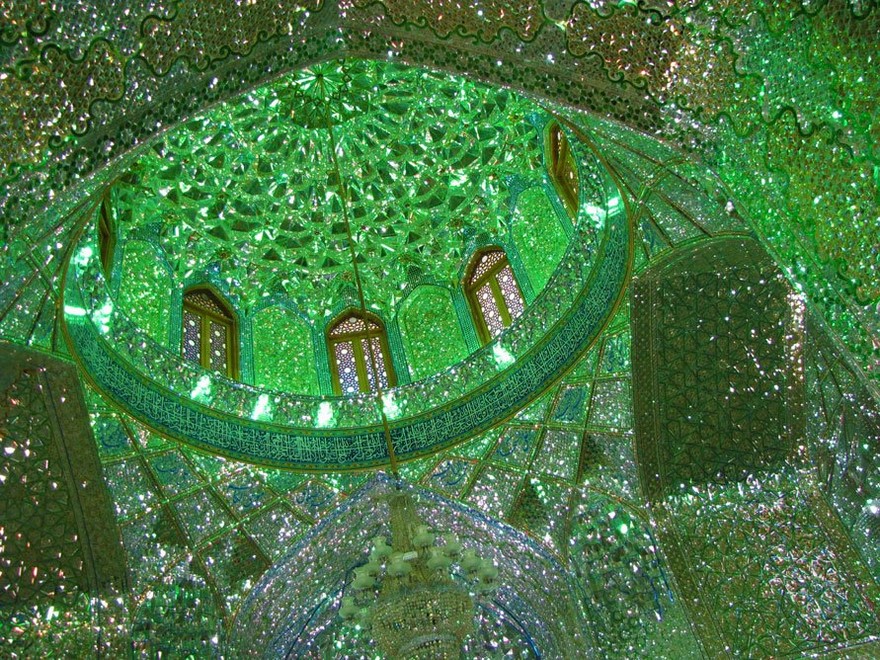 emerald-tomb-ceiling-shah-cheragh-shiraz-iran-10 emerald-tomb-ceiling-shah-cheragh-shiraz-iran-10