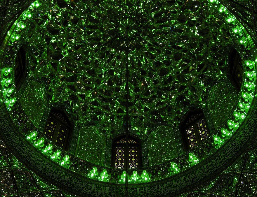 emerald-tomb-ceiling-shah-cheragh-shiraz-iran-9 emerald-tomb-ceiling-shah-cheragh-shiraz-iran-9
