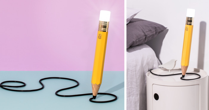 This Pencil Lamp’s Cord Creates Doodles Around Your Room