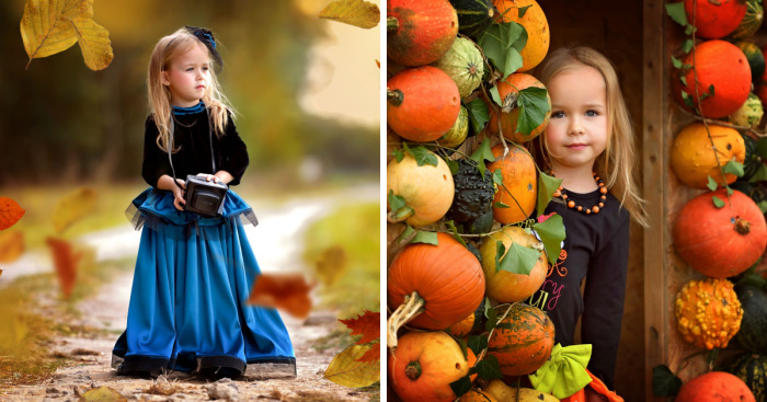 I Photograph My 5-Year-Old Daughter And Her Friends In Different Scenarios Wearing Costumes Made By My Mother