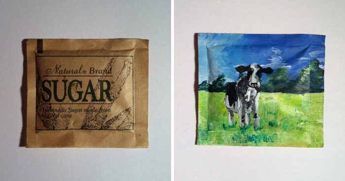 I Paint On Things I Steal From Restaurants