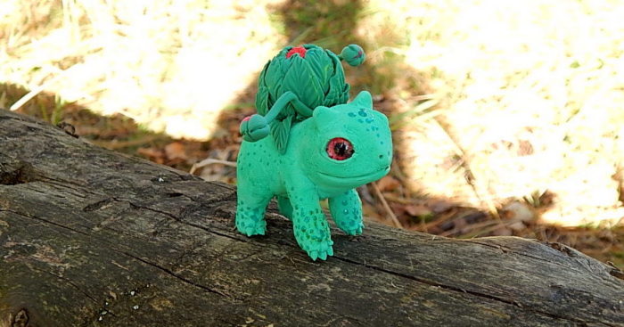 I Made This Pokemon Bulbasaur Figurine Out Of Clay