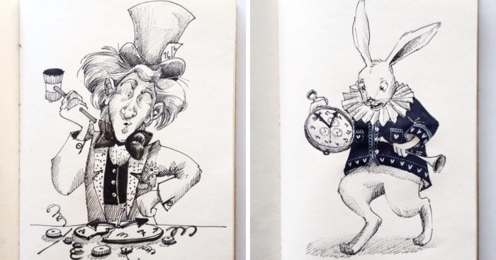 I’m Doing A Drawing A Day About Alice In Wonderland