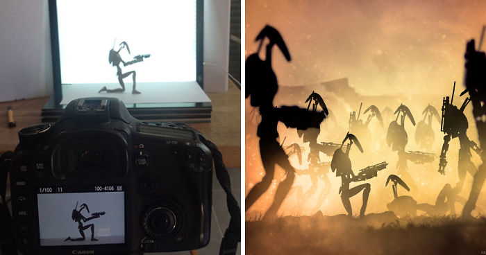 Star Wars Planets That I Made By Photographing Action Figures