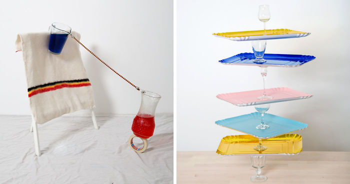 Pillars Of Home: I Balance Household Objects Into Floor-To-Ceiling Sculptures (Part 2)